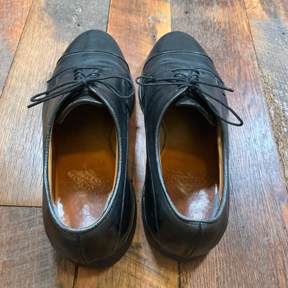 Allen Edmonds Black Leather Cap Toe Oxford Dress Shoes Size 9.5 - Picture 5 of 13
